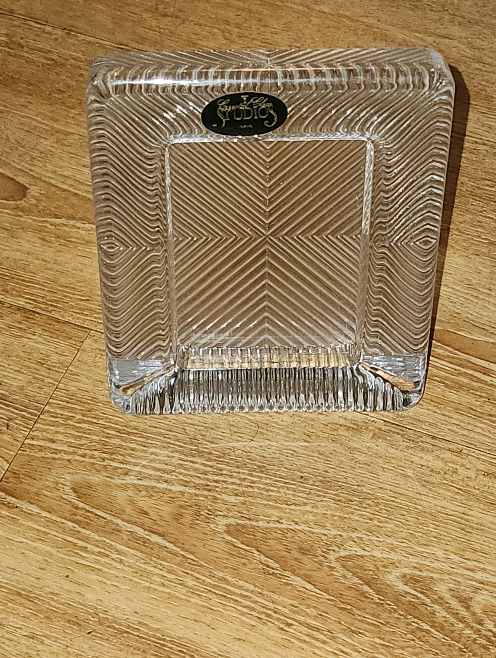 Crystal Clear Studio Square Crystal Glass Picture Frame - Picture 3 of 4